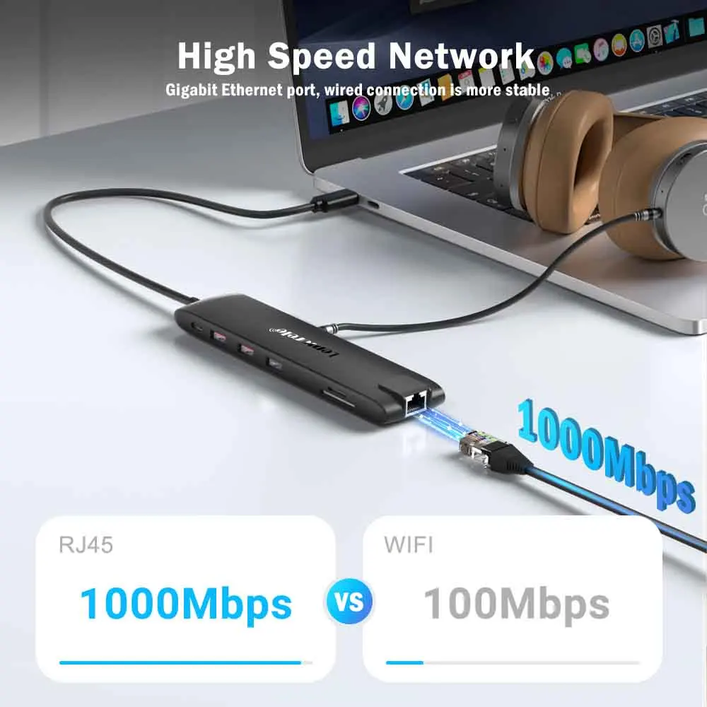 Lemorele 13-in-1 USB-C HDMI Hub - Image 4
