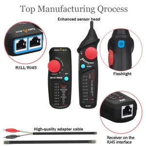 BSIDE Network Cable Tester & Wire Tracer - Thumbnail Image 6
