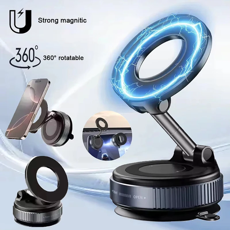 Magnetic Car Phone Holder with 360° Adjustment - Image 5
