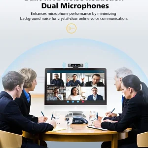 4K 30FPS Wide-Angle Webcam with Microphone - Thumbnail Image 6