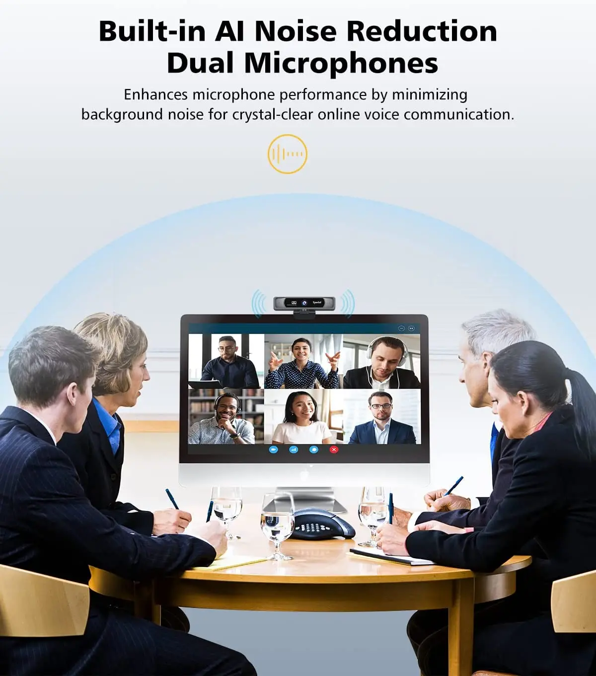 4K 30FPS Wide-Angle Webcam with Microphone - Image 6