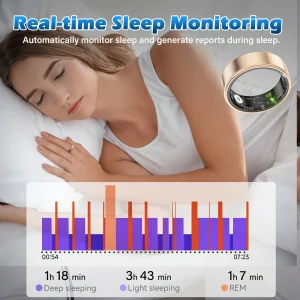 2026 Smart Ring with Fitness & Health Tracking, IP68 Waterproof - Thumbnail Image 3