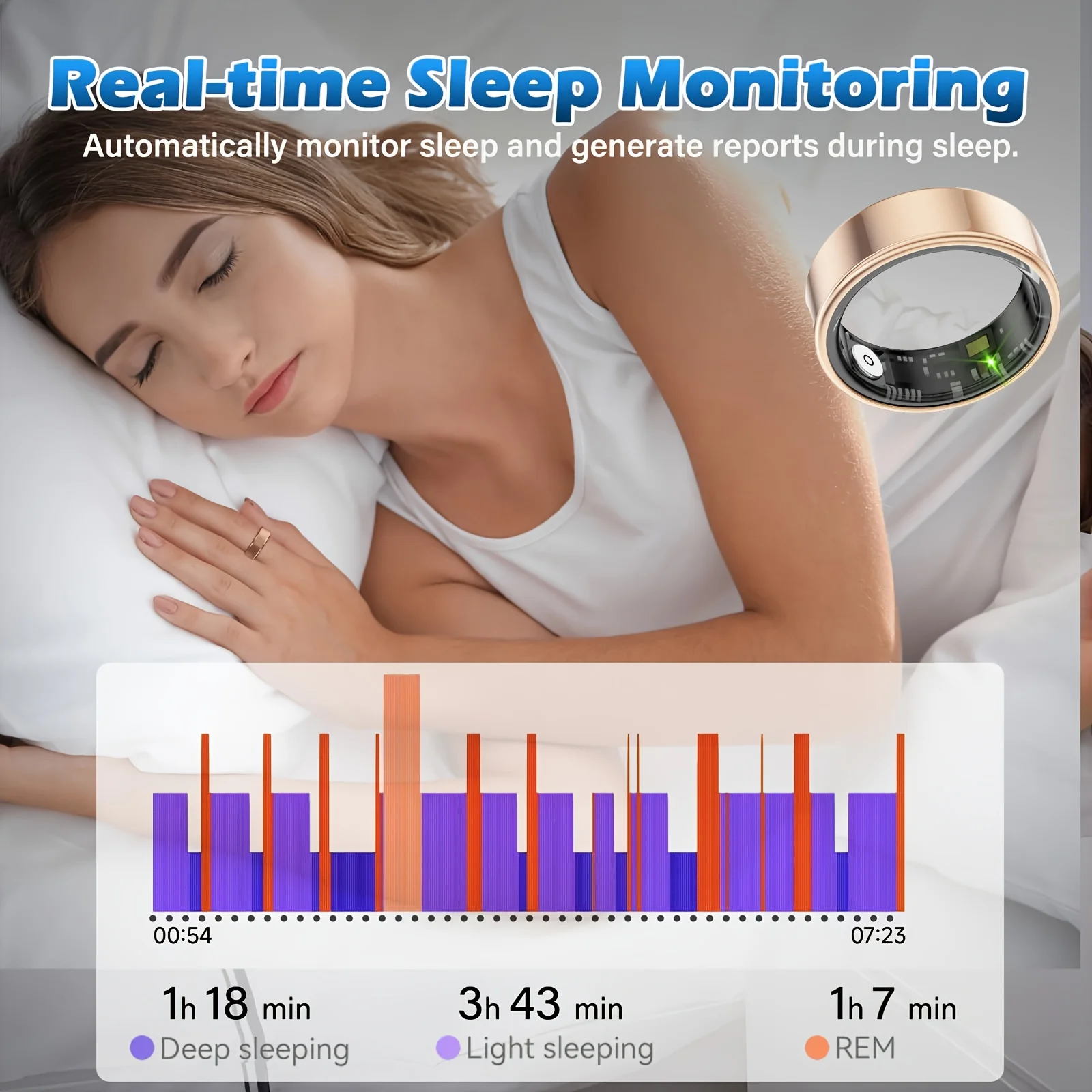 2026 Smart Ring with Fitness & Health Tracking, IP68 Waterproof - Image 3