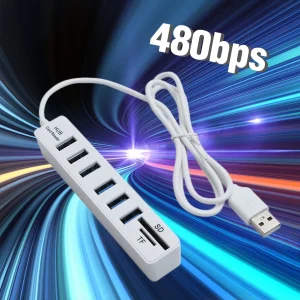 6-Port USB 2.0 High-Speed Extension Hub - Thumbnail Image 3