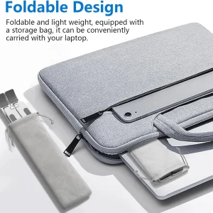 Foldable Aluminum Laptop Stand-Adjustable Height - Thumbnail Image 6