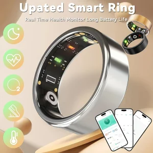 2026 Smart Ring with Fitness & Health Tracking, IP68 Waterproof