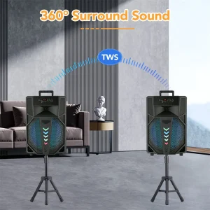 Portable Bluetooth Party Speaker System - Thumbnail Image 3