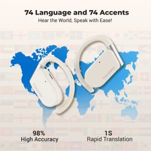 Wooask M9 Real-Time Translator Earbuds - Thumbnail Image 2