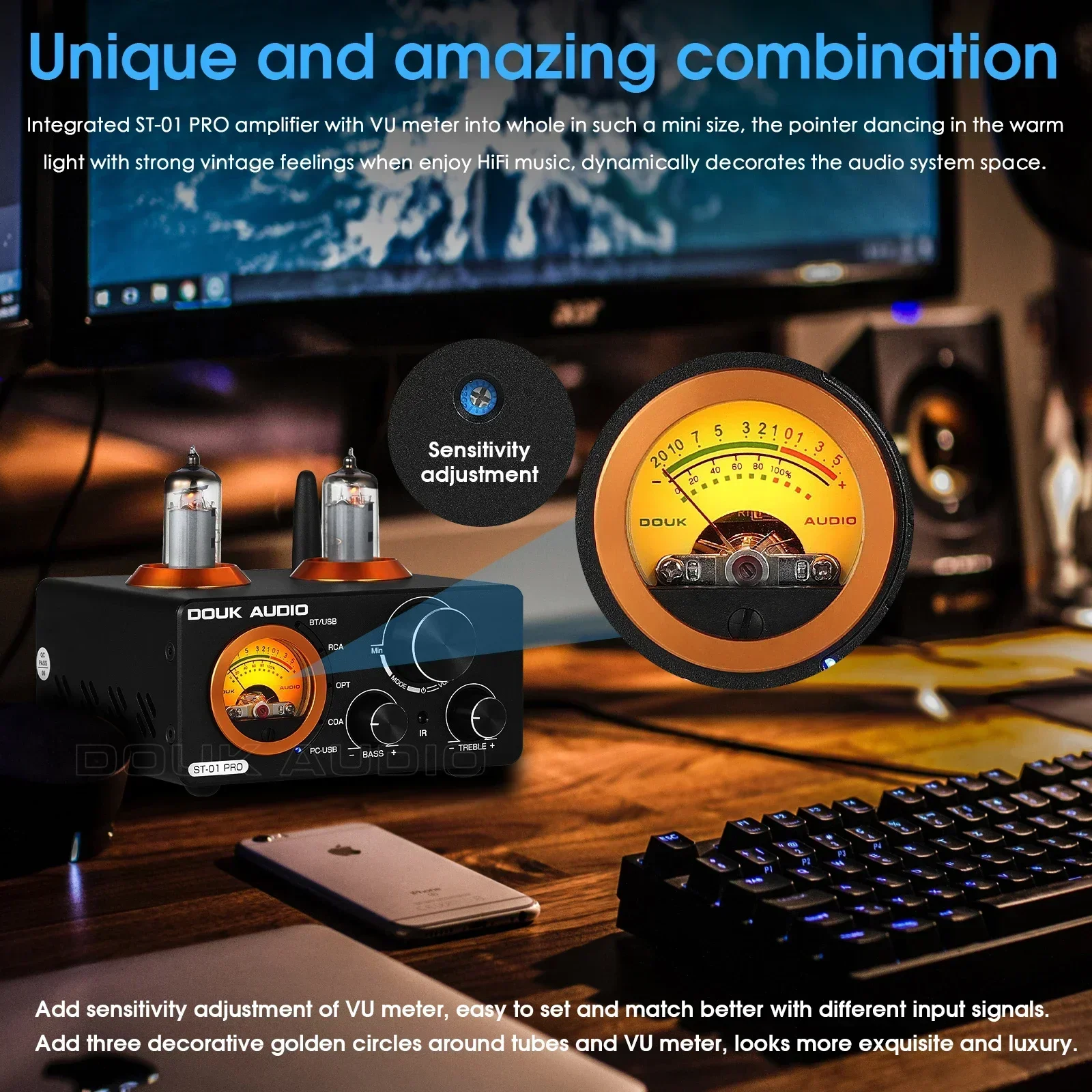 Nobsound HiFi Bluetooth Tube Amplifier 100W×2 - Image 2