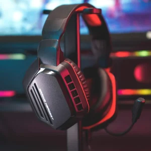 Ergonomic Wired Over-Ear Gaming Headset With Mic - Thumbnail Image 2