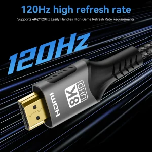 8K HDMI 2.1 Cable 48Gbps HDR 3D - Thumbnail Image 4