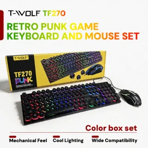 Wired Gaming Keyboard Mouse Headset Combo - Thumbnail Image 6