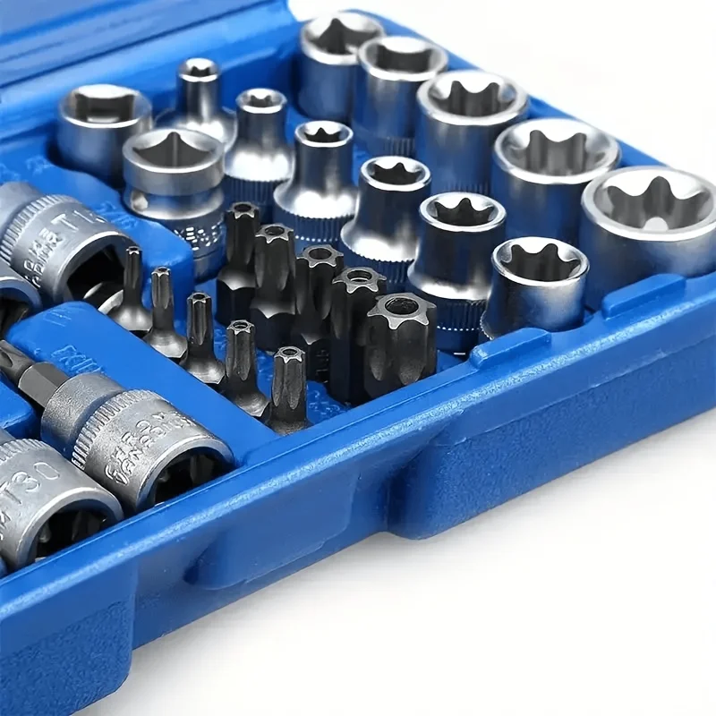35-Piece Torx E-Torx Screwdriver Bit Set - Image 5