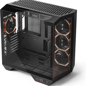Full-Tower ATX Gaming PC Case with ARGB Fans - Thumbnail Image 3