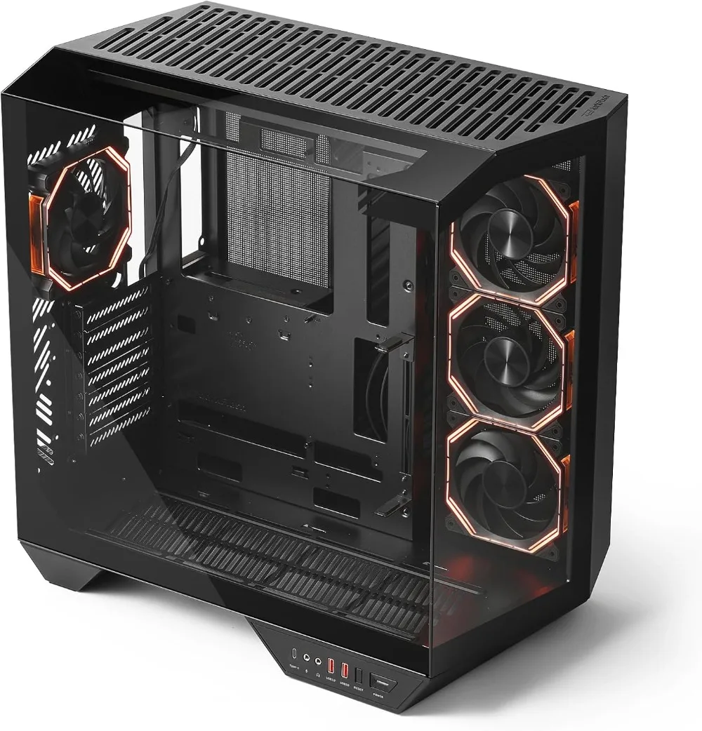 Full-Tower ATX Gaming PC Case with ARGB Fans - Image 3