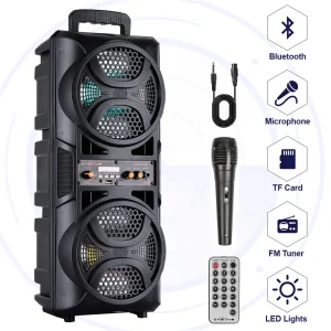 3000W Portable Bluetooth Party Karaoke Speaker - Thumbnail Image 6