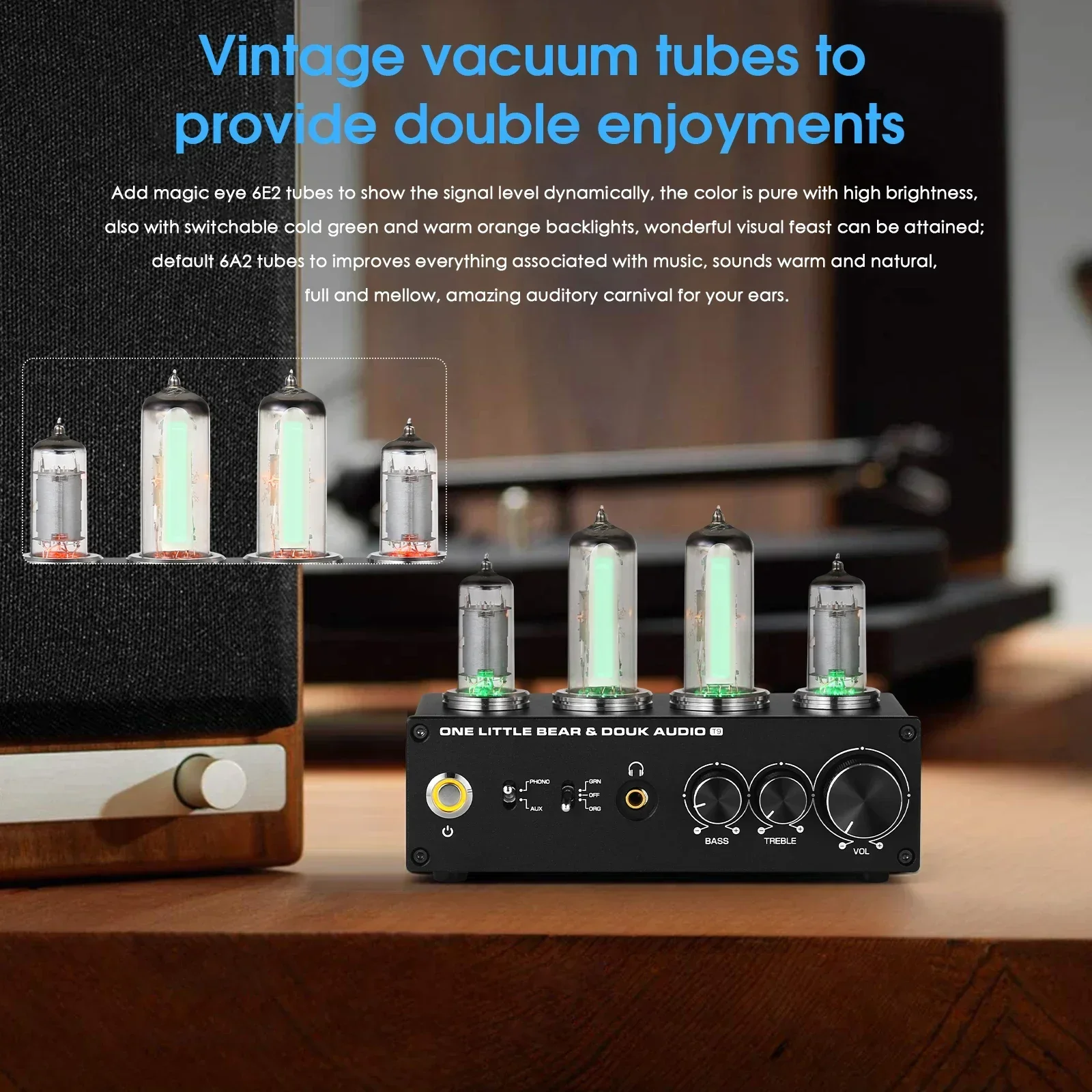 Nobsound T9 Mini Tube Phono Preamplifier - Image 5