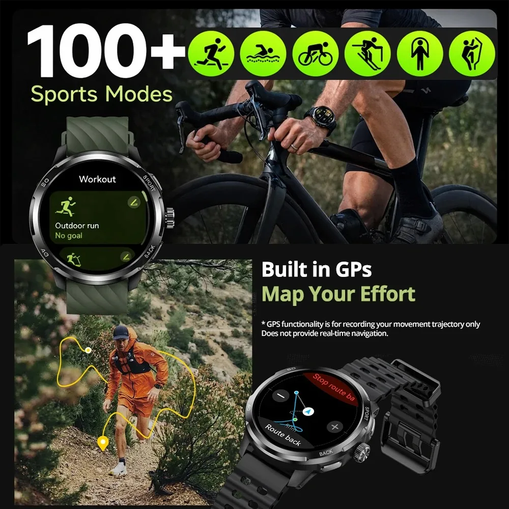 Ulefone Armor Watch Pro AMOLED GPS Smartwatch - Image 2
