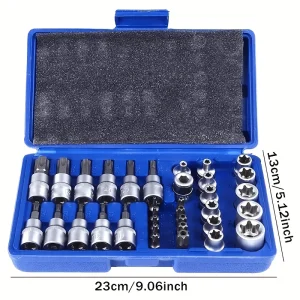 35-Piece Torx E-Torx Screwdriver Bit Set - Thumbnail Image 2
