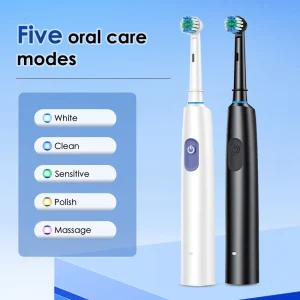 USB Rechargeable Waterproof Electric Toothbrush - Thumbnail Image 3