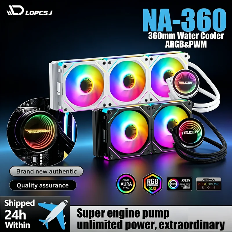 TEUCER NA-360 AIO Liquid CPU Cooler - Image 1