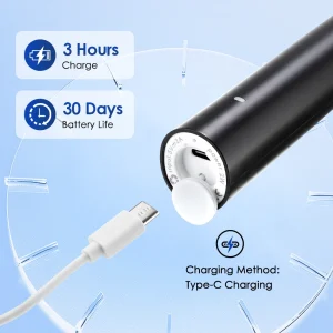 USB Rechargeable Waterproof Electric Toothbrush - Thumbnail Image 4