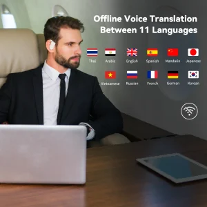 Wooask M9 Real-Time Translator Earbuds - Thumbnail Image 3