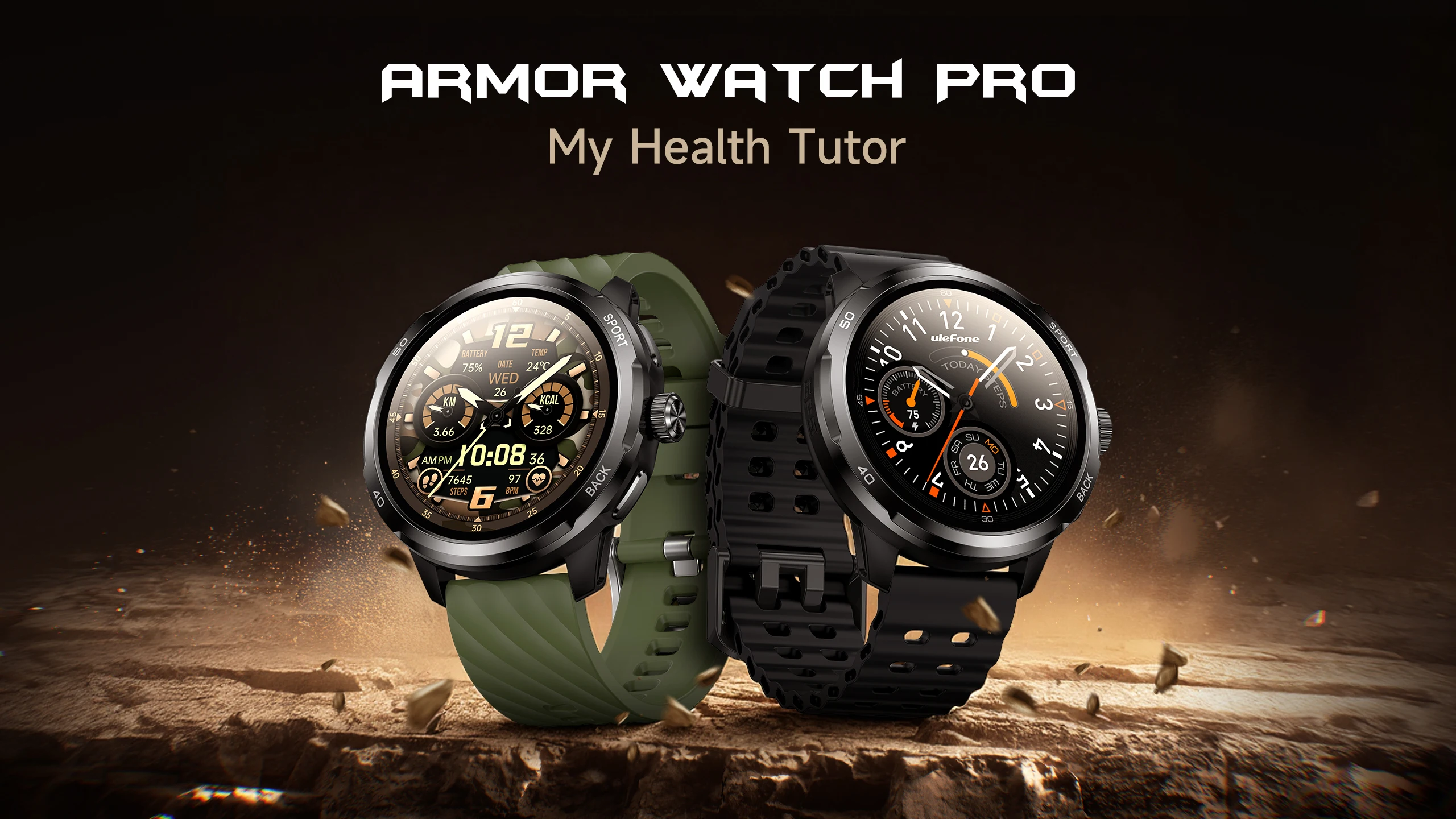Ulefone Armor Watch Pro AMOLED GPS Smartwatch - Image 4