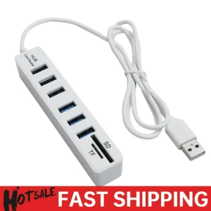 6-Port USB 2.0 High-Speed Extension Hub