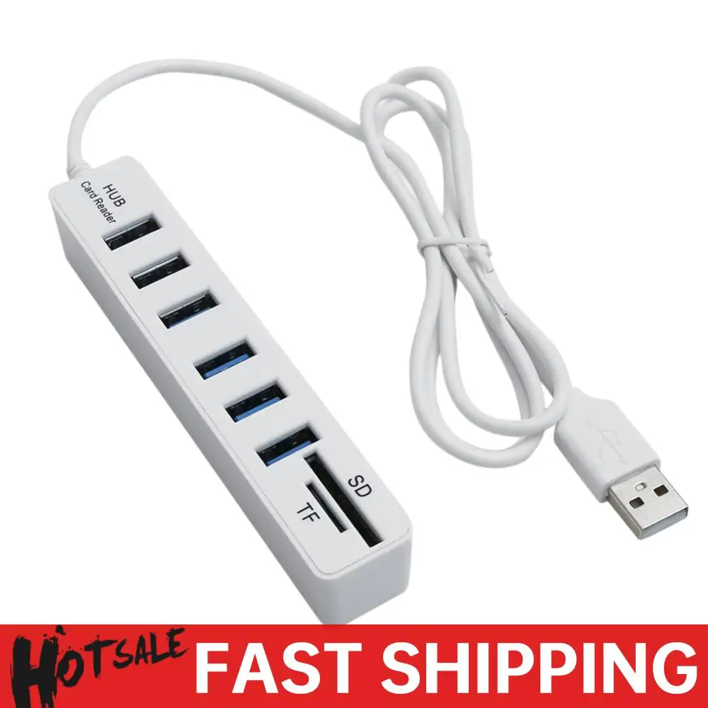 6-Port USB 2.0 High-Speed Extension Hub - Image 1