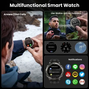 KOSPET Tank T4 GPS Waterproof Smartwatch - Thumbnail Image 4