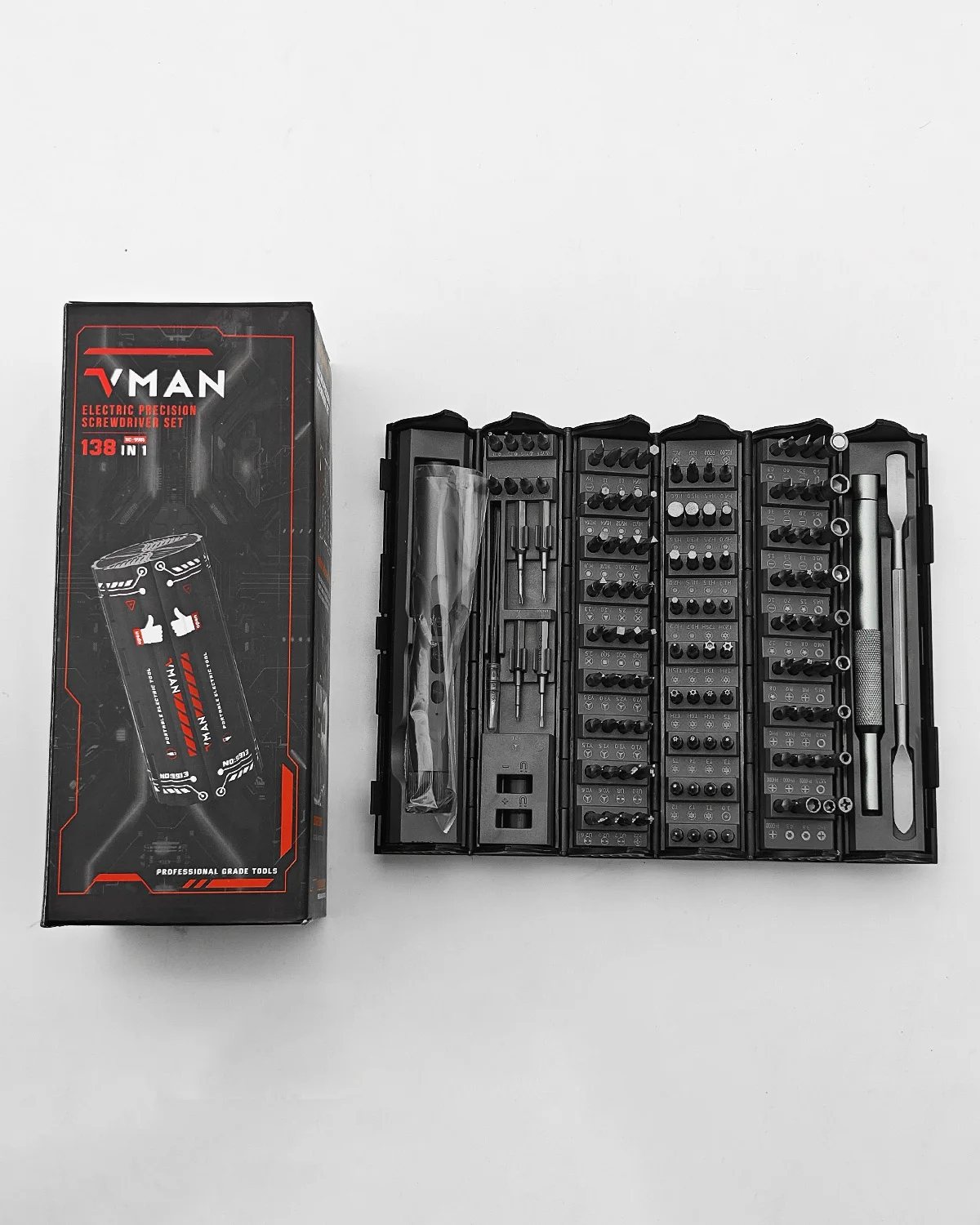 VMAN 138-in-1 Precision Electric Screwdriver Set - Image 6