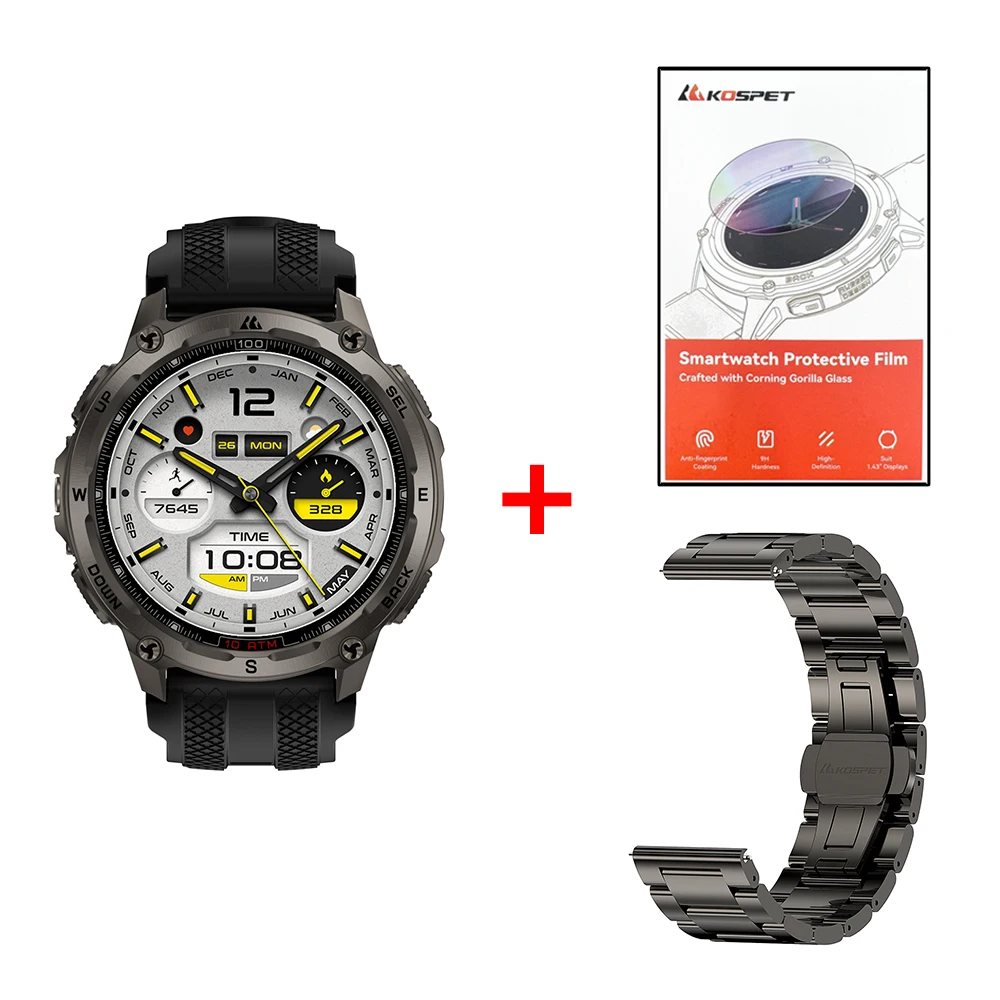 KOSPET Tank T4 GPS Waterproof Smartwatch - Image 6