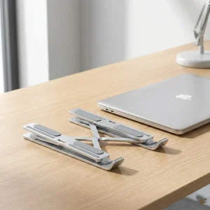 Foldable Aluminum Laptop Stand-Adjustable Height