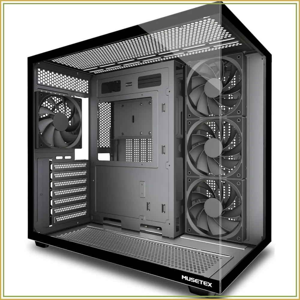 ATX Mid Tower PC Case with 4 Fans - Image 1