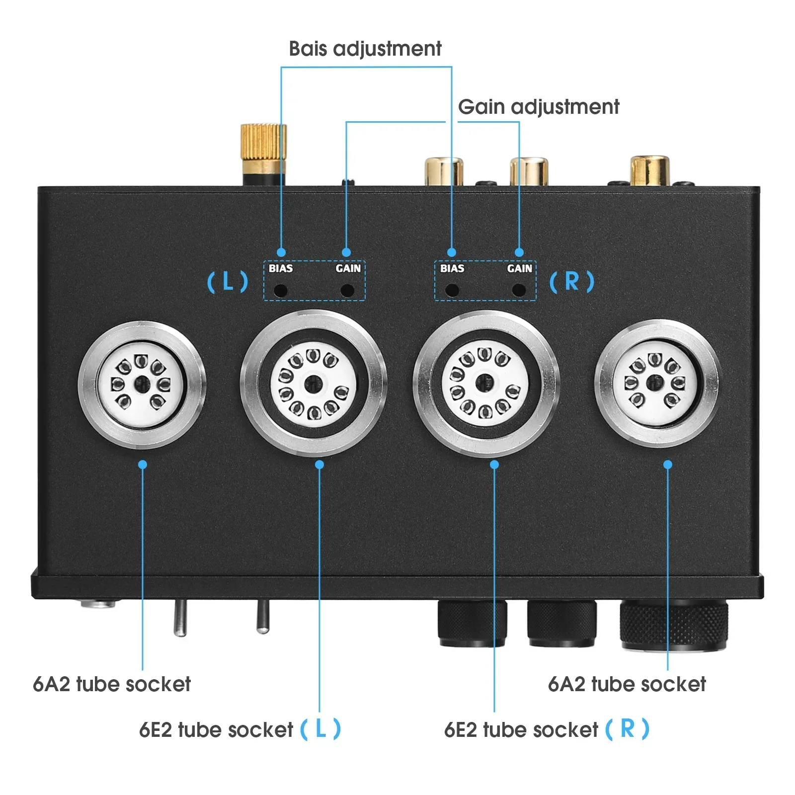 Nobsound T9 Mini Tube Phono Preamplifier - Image 4
