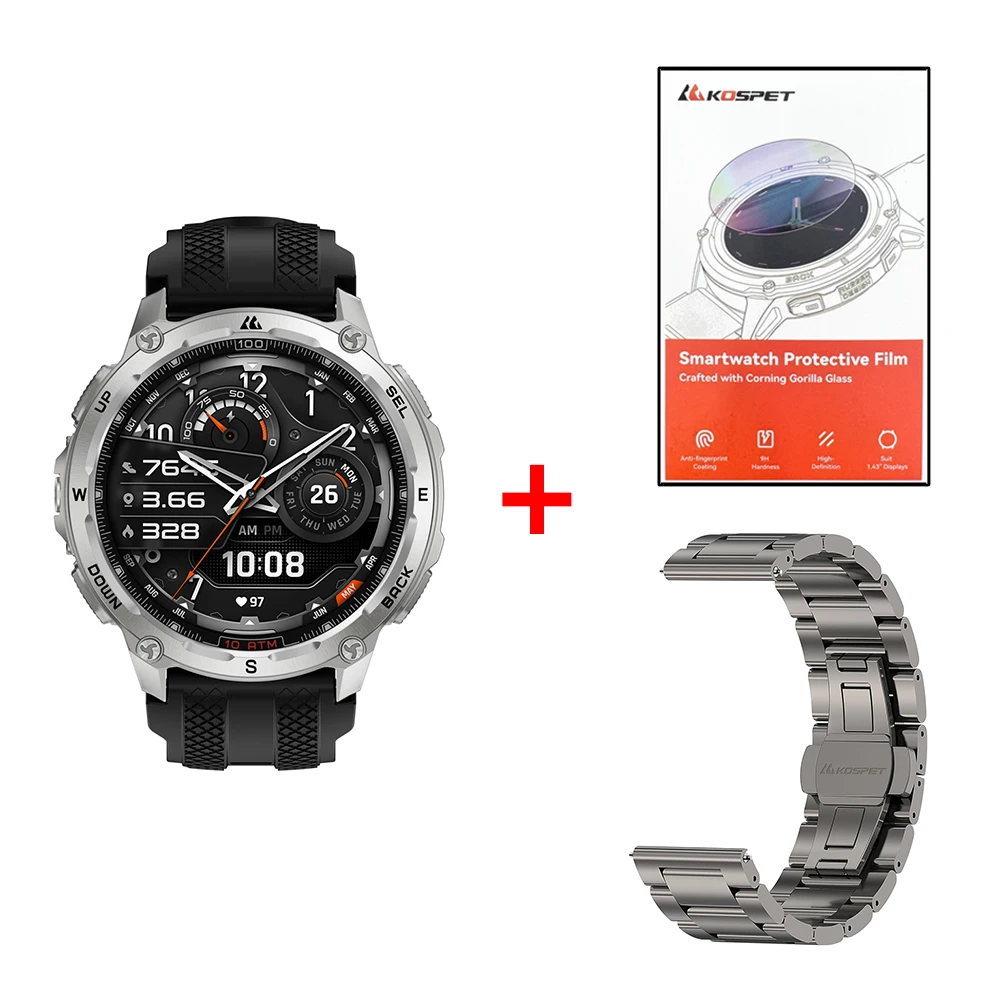 KOSPET Tank T4 GPS Waterproof Smartwatch - Image 5