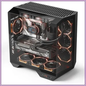 Full-Tower ATX Gaming PC Case with ARGB Fans