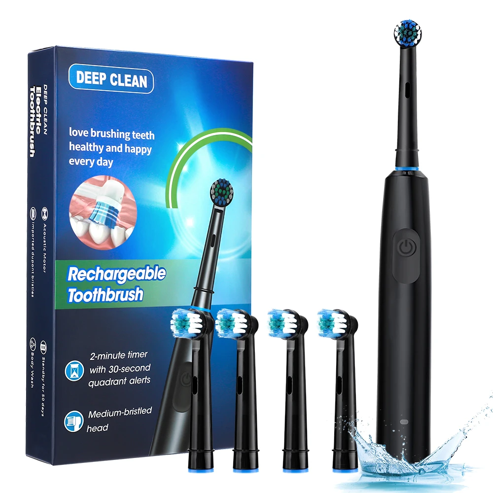 USB Rechargeable Waterproof Electric Toothbrush - Image 1