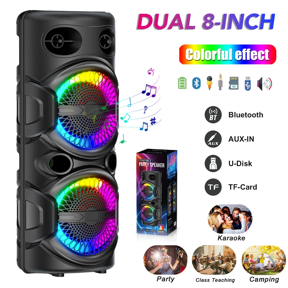 3000W Portable Bluetooth Party Karaoke Speaker - Image 2
