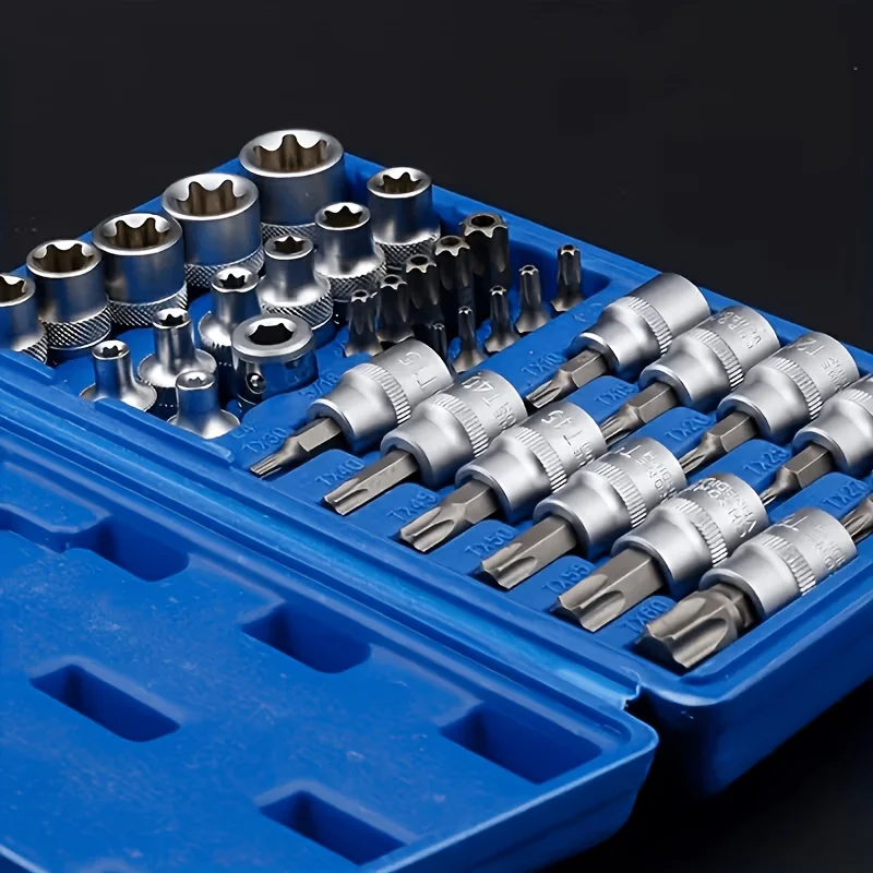 35-Piece Torx E-Torx Screwdriver Bit Set - Image 3