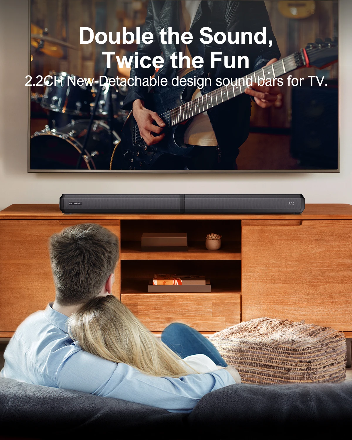 ULTIMEA Apollo S40 100W Detachable Soundbar - Image 2