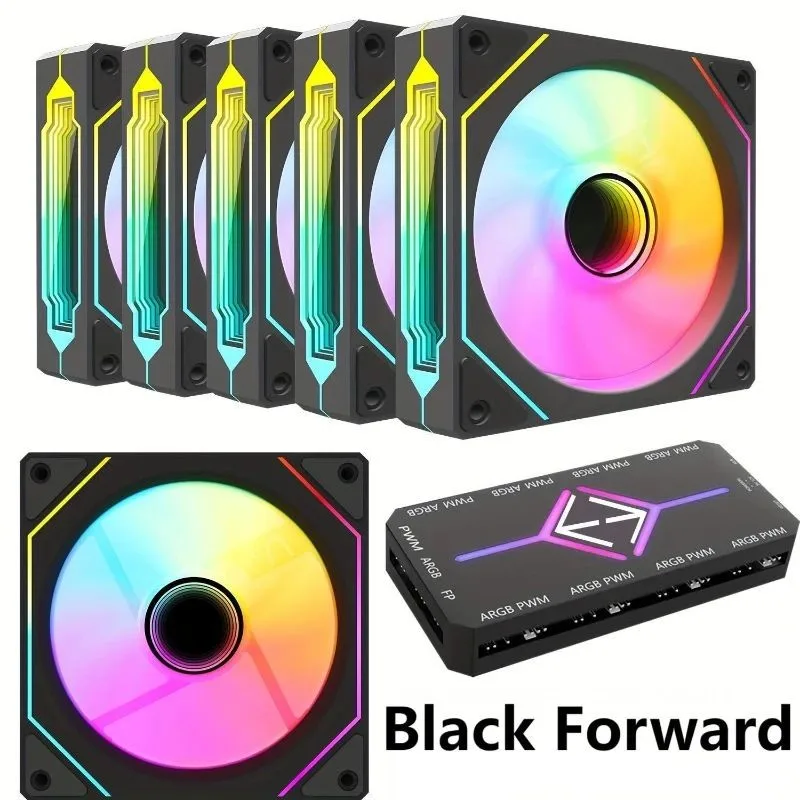 LDPCSJ 6-Pack 120mm ARGB PWM Case Fans - Image 5