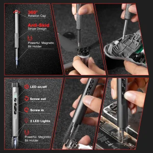 VMAN 138-in-1 Precision Electric Screwdriver Set - Thumbnail Image 2