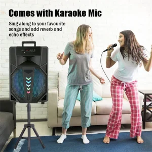 Portable Bluetooth Party Speaker System - Thumbnail Image 4