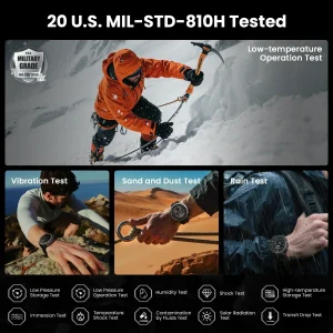 KOSPET Tank T4 GPS Waterproof Smartwatch - Thumbnail Image 2
