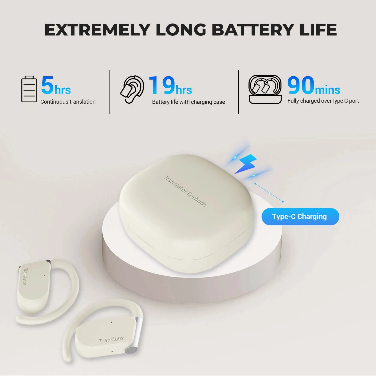 Wooask M9 Real-Time Translator Earbuds - Image 5
