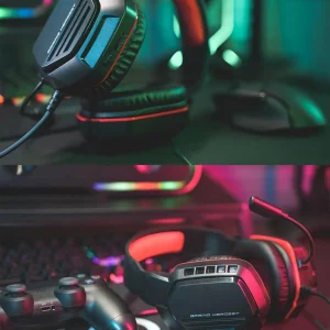 Ergonomic Wired Over-Ear Gaming Headset With Mic - Thumbnail Image 3