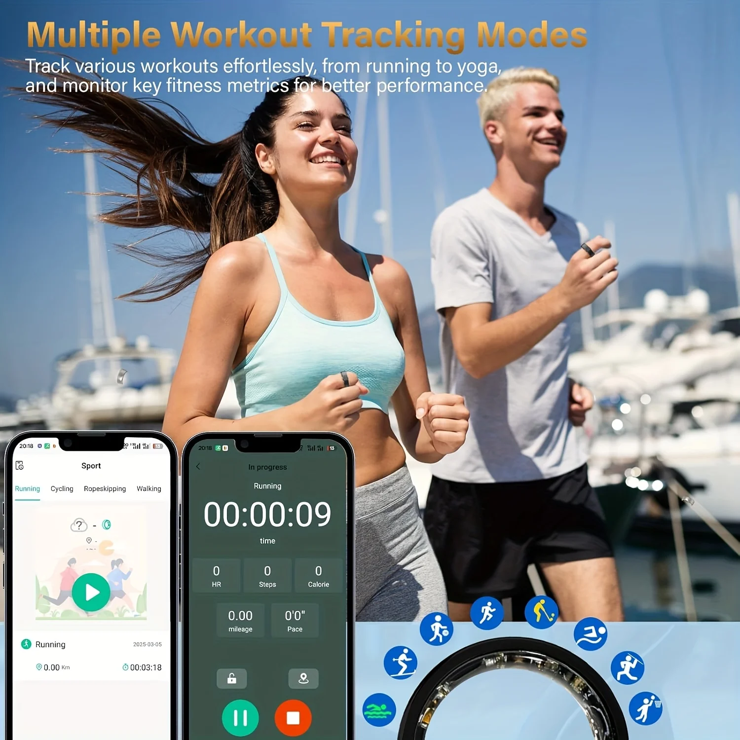 2026 Smart Ring with Fitness & Health Tracking, IP68 Waterproof - Image 4